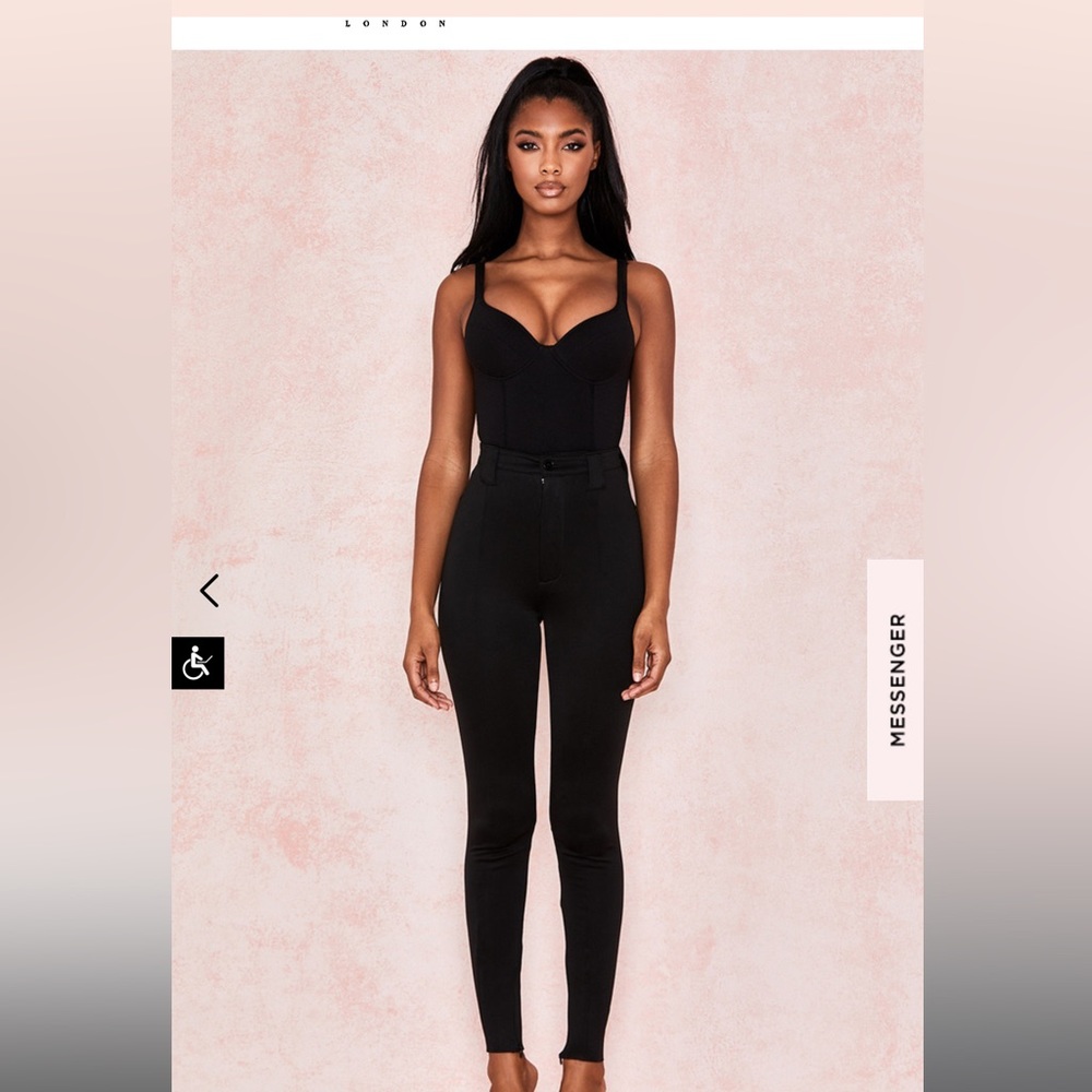 House of CB Black Sculpting Bodysuit